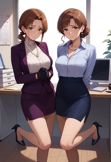 idolmaster,ichikawa_hinana,OL  - AI generated anime art