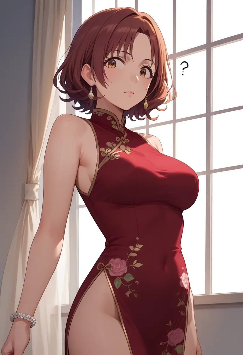 idolmaster,ichikawa_hinana,qipao  - 