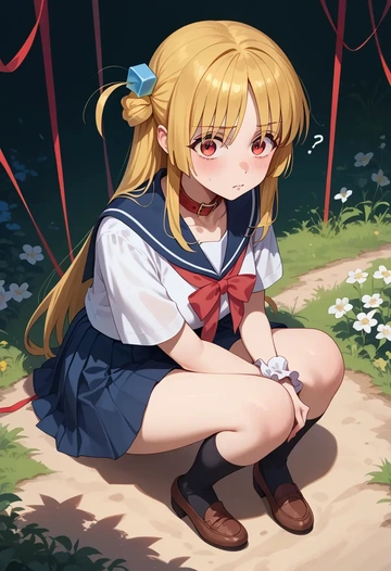 bocchi_the_rock!,ijichi_nijika,sailor, uniform  - AI generated anime art