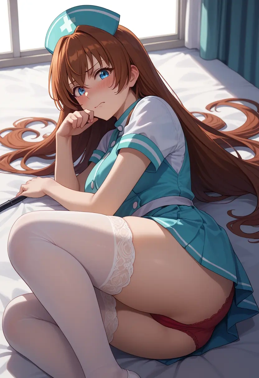 shinryaku!_ikamusume,ikamusume,nurse,stockings,sexy,panties  - 