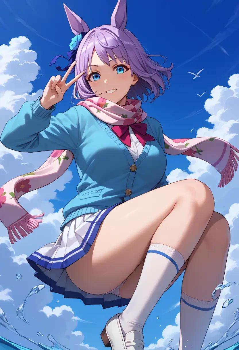 shinryaku!_ikamusume,ikamusume,spring,student uniform,cardigan  - 