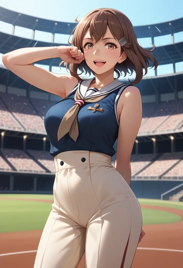 kantai_collection,ikazuchi_(kancolle),athletic  - AI generated anime art