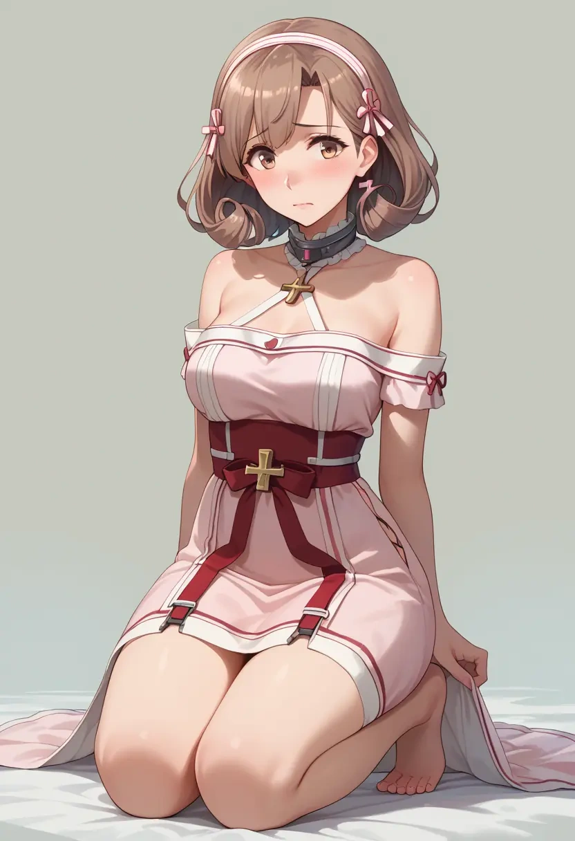 kantai_collection,ikazuchi_(kancolle),silk slip dress  - 