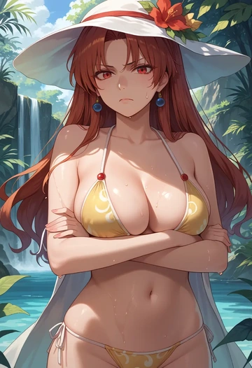 touhou,imaizumi_kagerou,bikini  - AI generated anime art