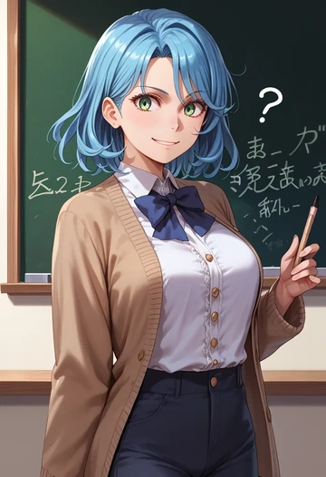 toaru_majutsu_no_index,index_(toaru_majutsu_no_index),teacher, sweater  - AI generated anime art