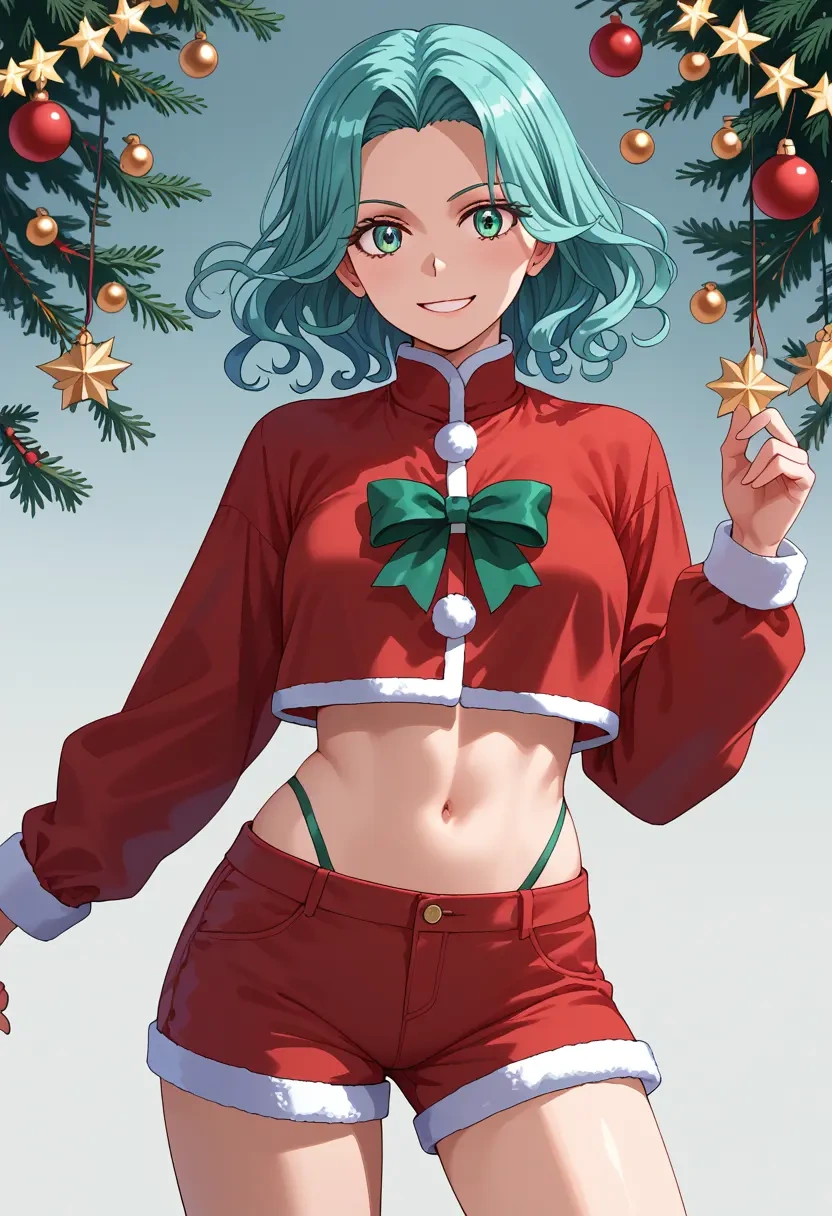 toaru_majutsu_no_index,index_(toaru_majutsu_no_index),Christmas,red velvet shorts  - 