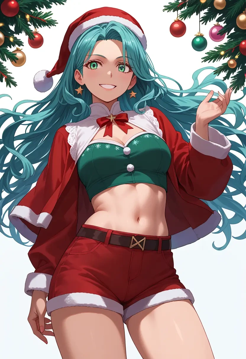 toaru_majutsu_no_index,index_(toaru_majutsu_no_index),Christmas,red velvet shorts  - 