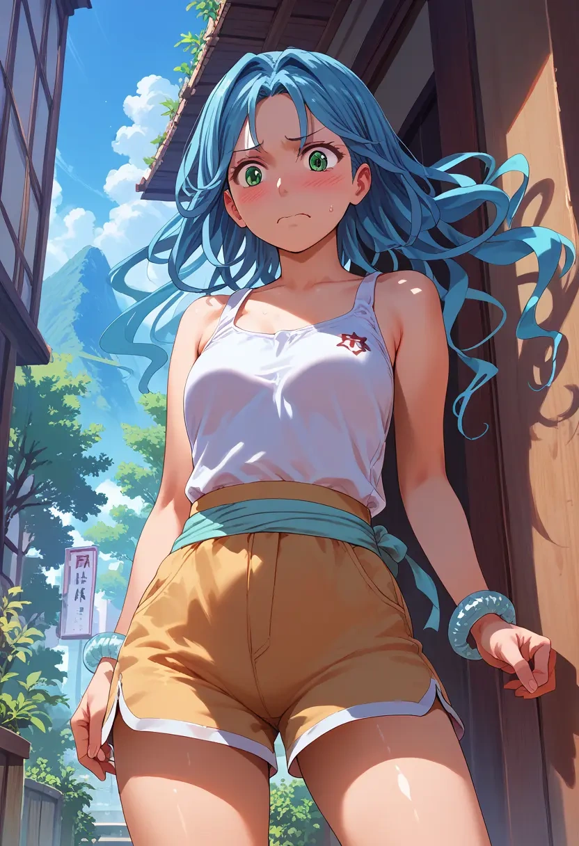 toaru_majutsu_no_index,index_(toaru_majutsu_no_index),jogger shorts,oversized tank  - 