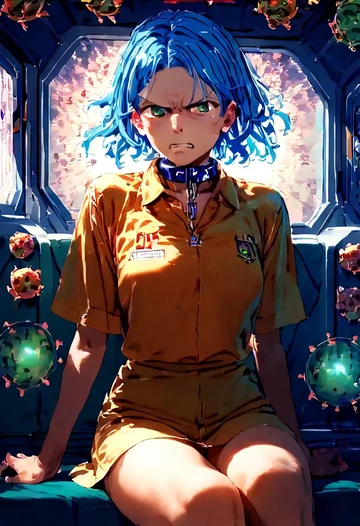 toaru_majutsu_no_index,index_(toaru_majutsu_no_index),polo shirt,tennis skirt  - AI generated anime art