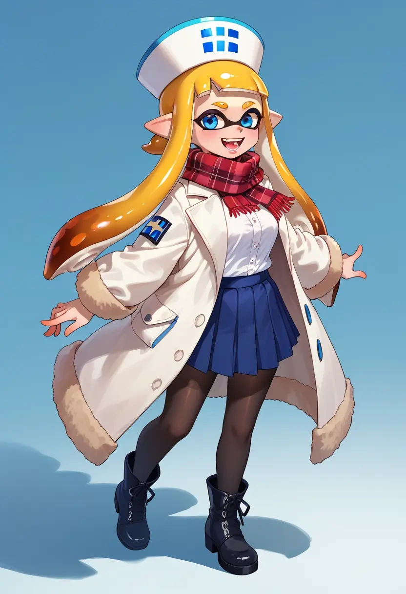 splatoon_(series),inkling_girl,winter,student uniform,fur-trimmed coat  - 