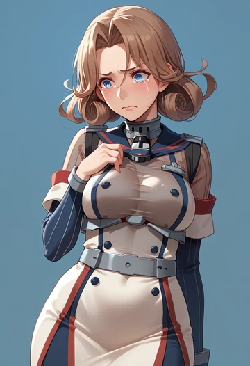 kantai_collection,intrepid_(kancolle),bodysuit,mesh,high-waisted skirt  - AI generated anime art