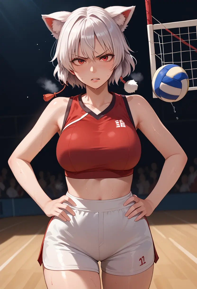 touhou,inubashiri_momiji,volleyball uniform  - 