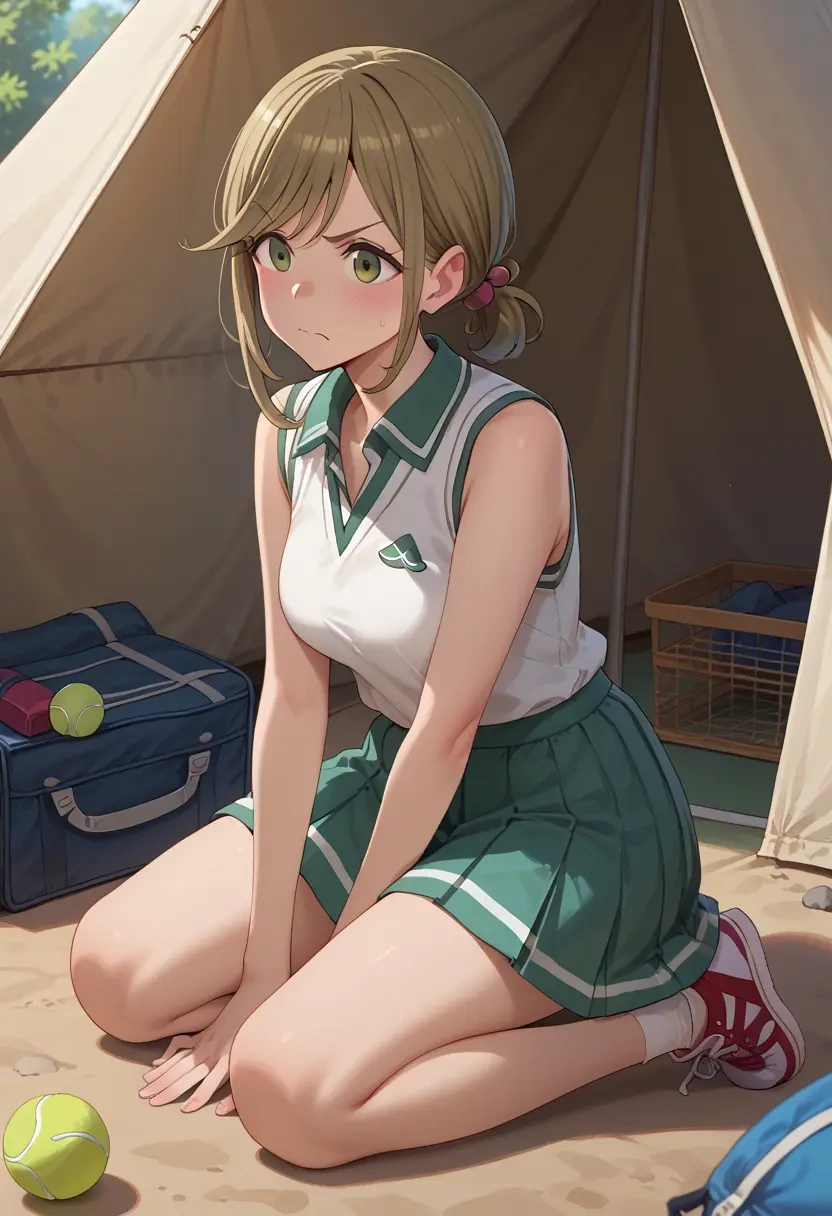 yurucamp,inuyama_aoi,tennis skirt  - 