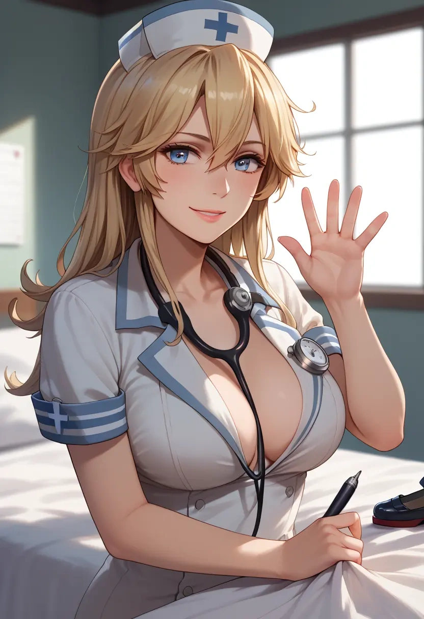 kantai_collection,iowa_(kancolle),nurse  - 