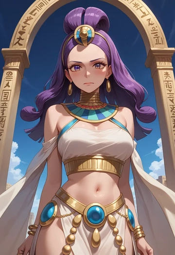 pokemon,iris_(pokemon),Egyptian  - AI generated anime art