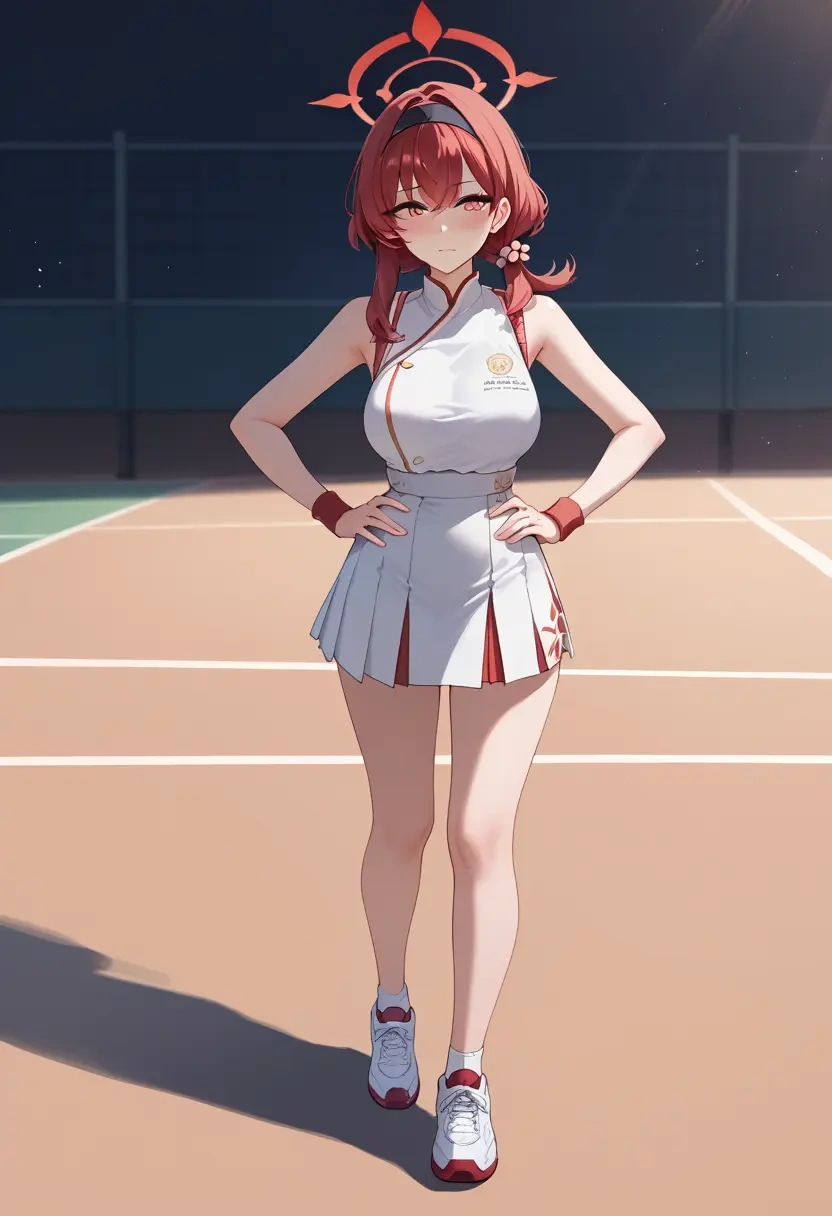 blue_archive,iroha_(blue_archive),tennis skirt  - 