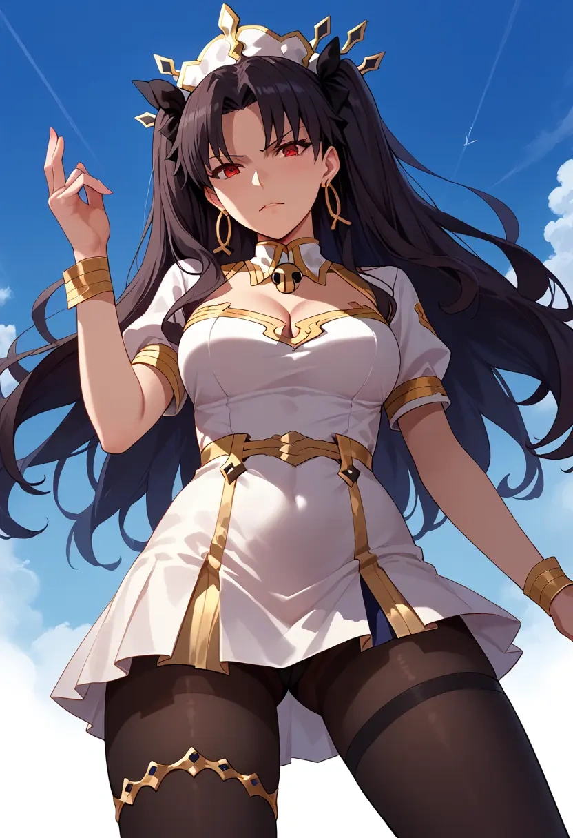 fate_(series),ishtar_(fate),nurse, pantyhose,mini skirt  - 