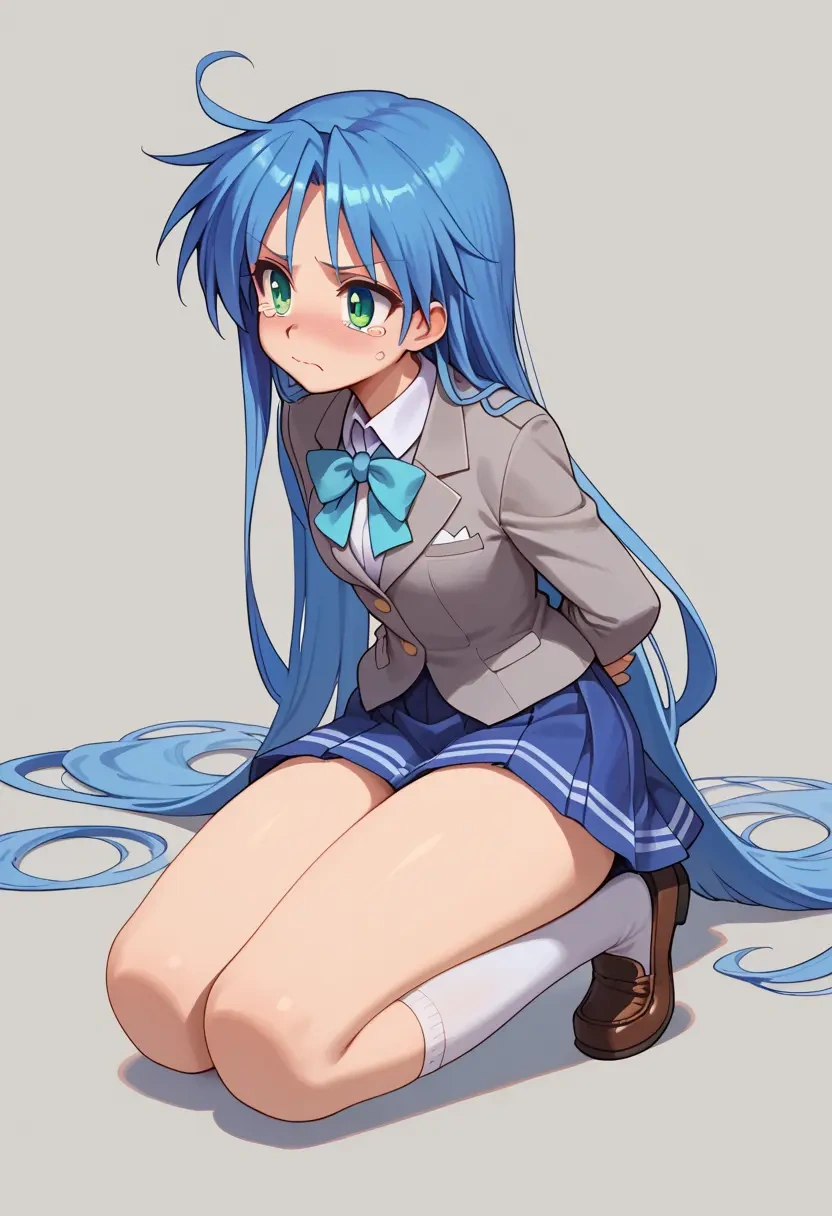 lucky_star,izumi_konata,winter,student uniform,blazer  - 