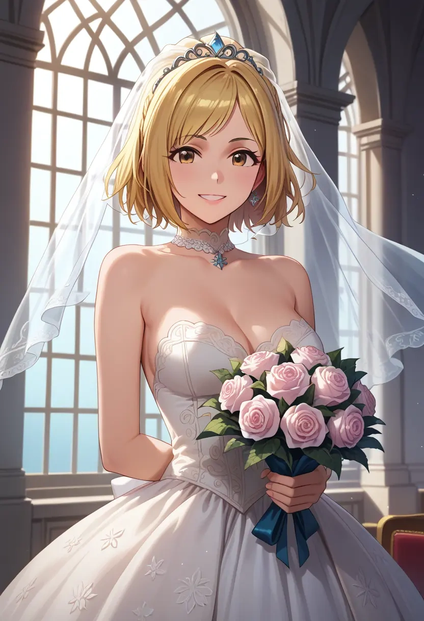 idolmaster,izumi_mei,wedding  - 