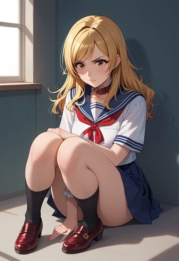 idolmaster,izumi_mei,sailor, uniform  - AI generated anime art