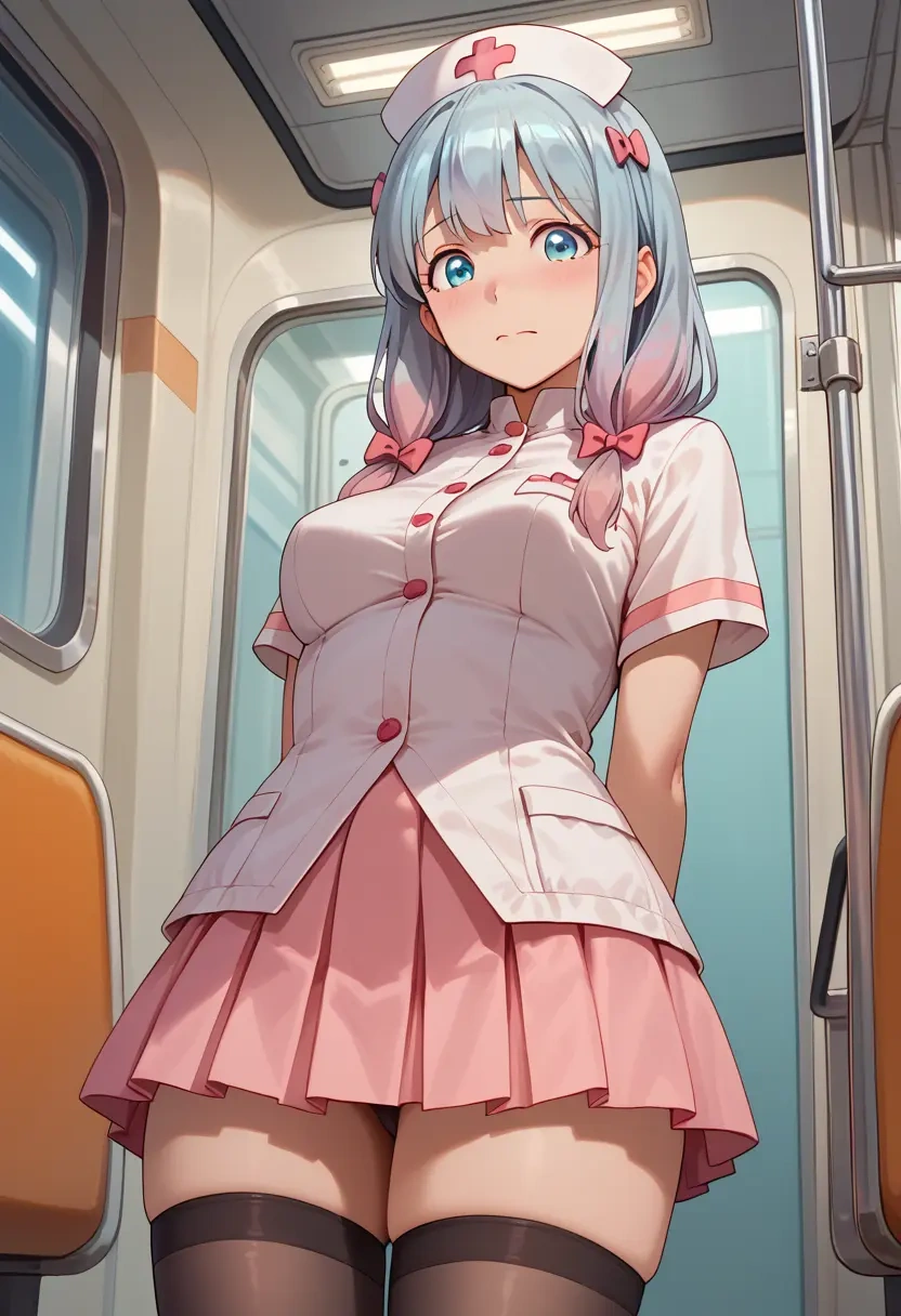 eromanga_sensei,izumi_sagiri,nurse pantyhose,mini skirt, sexy  - 