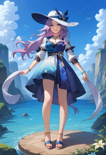 star rail,jade,spring,elegant woman,bodycon dress  - AI generated anime art