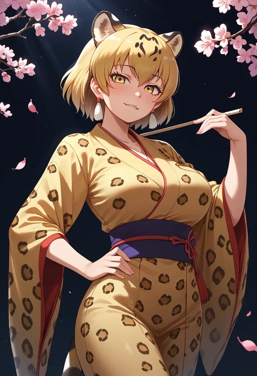 kemono_friends,jaguar_(kemono_friends),kimono  - 