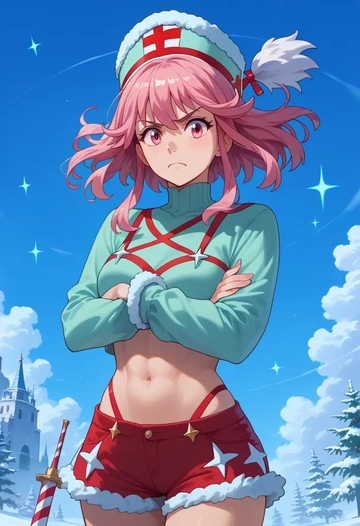 kill_la_kill,jakuzure_nonon,red velvet shorts  - AI generated anime art