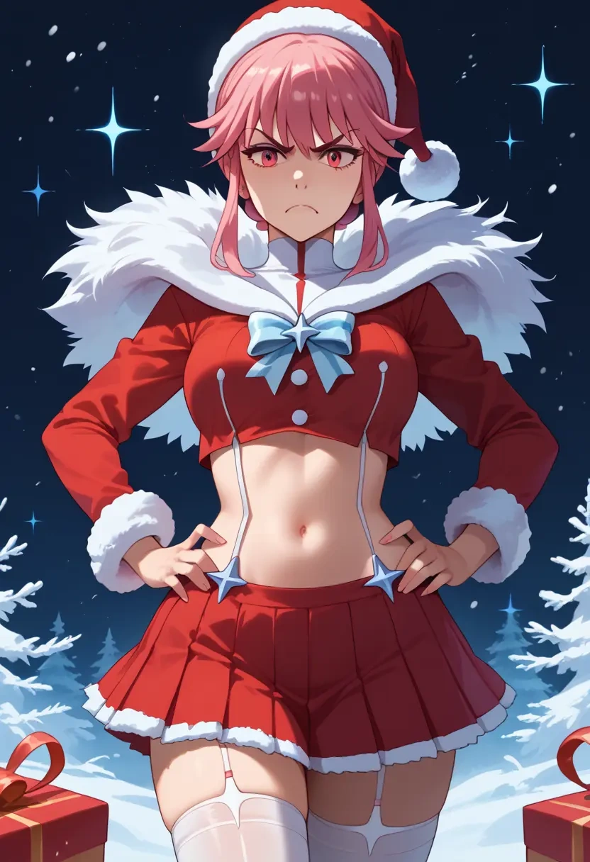 kill_la_kill,jakuzure_nonon,Christmas,skirt  - 