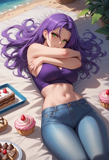 azur_lane,javelin_(azur_lane),crop top  - AI generated anime art