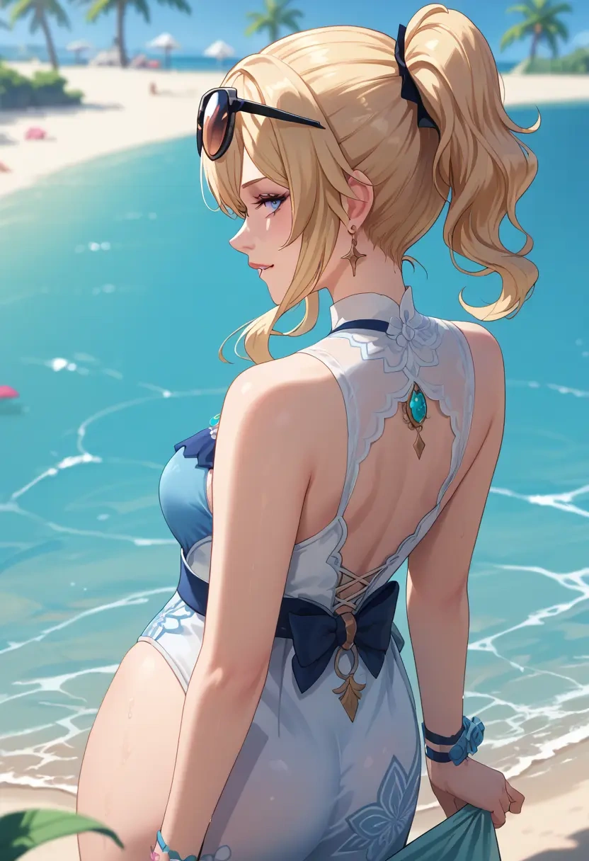 genshin impact,jean_(genshin_impact),swimsuit,sexy  - 