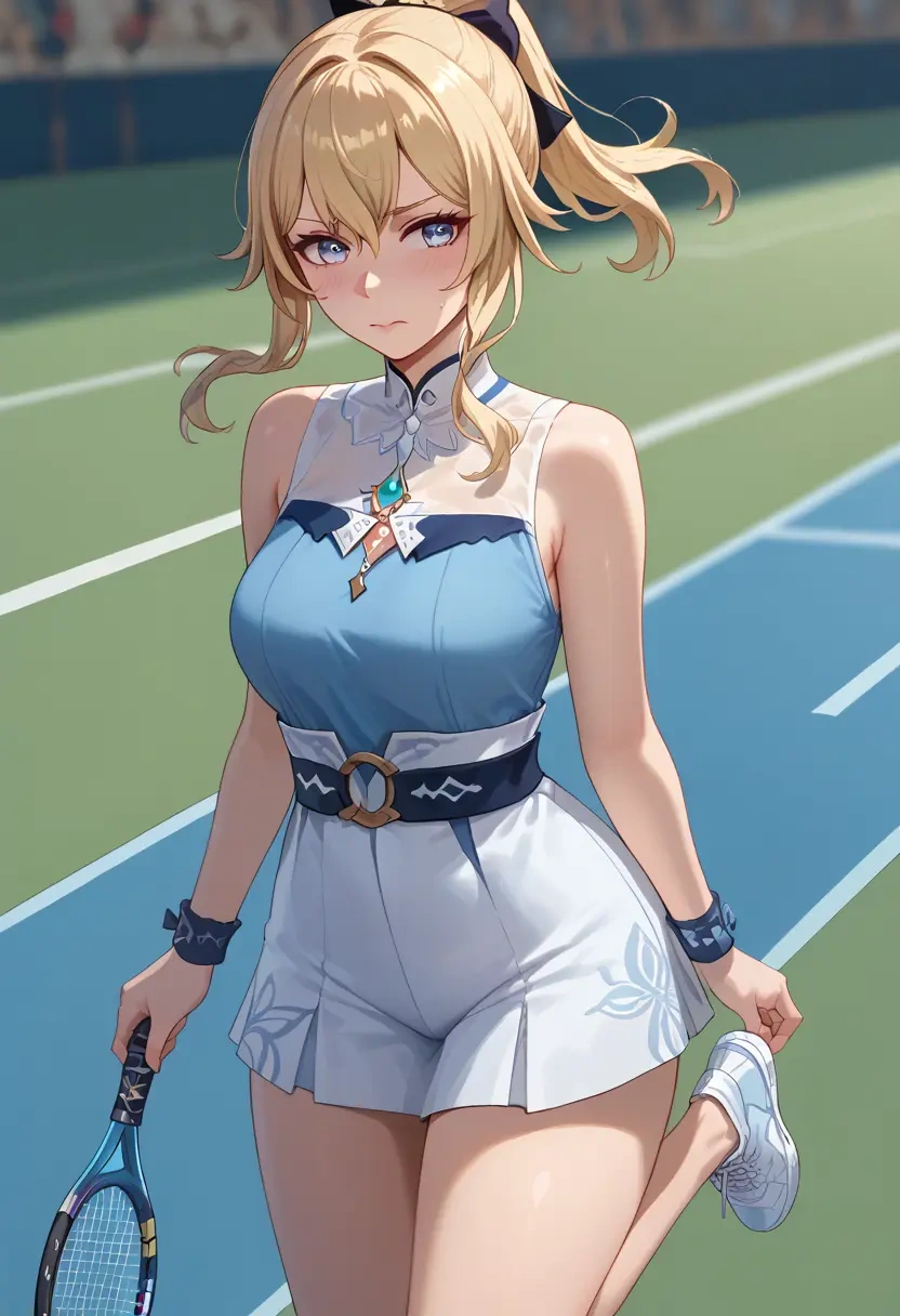 genshin impact,jean_(genshin_impact),tennis skirt  - 