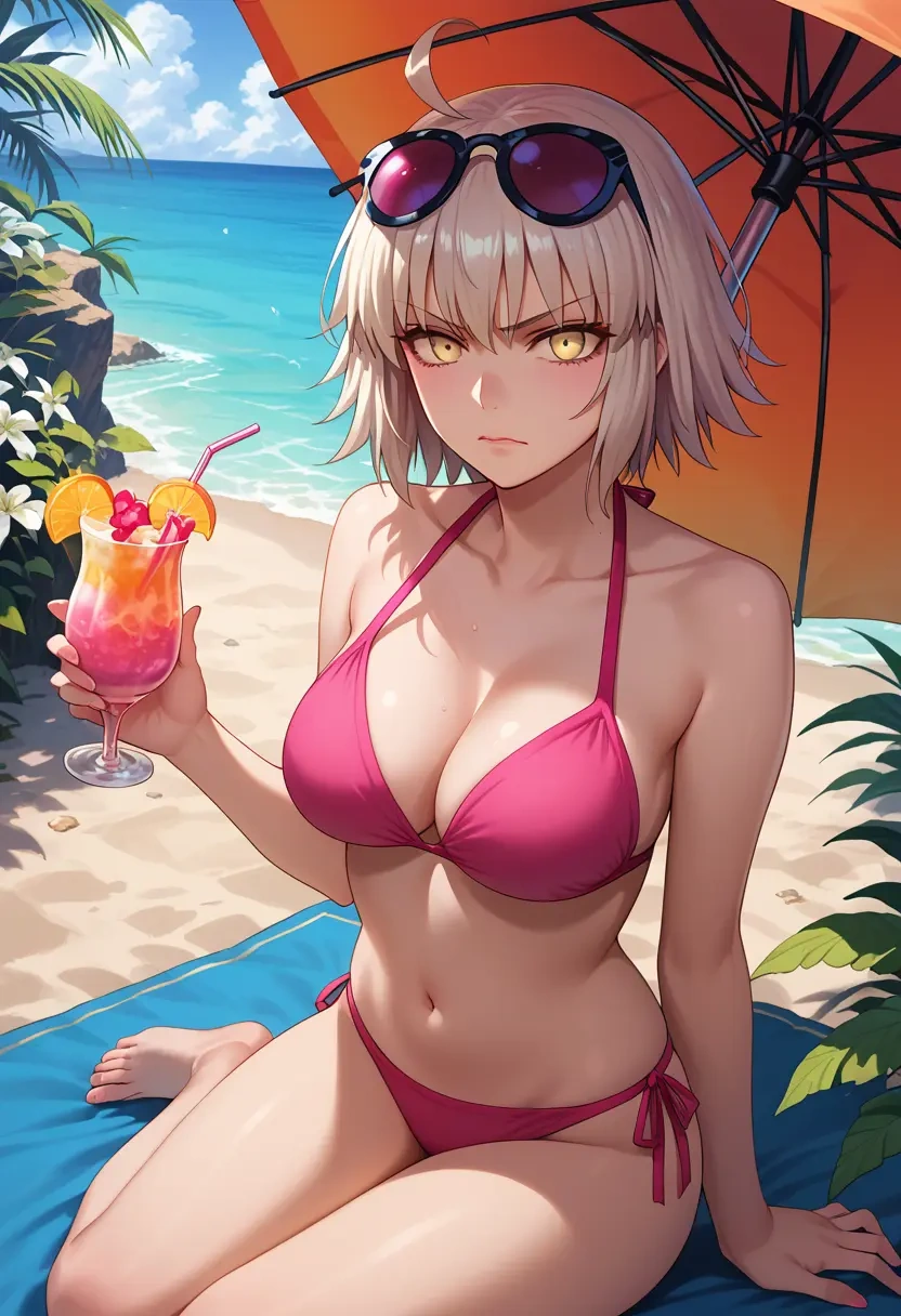 fate_(series),jeanne_d'arc_alter_(ver._shinjuku_1999)_(fate),bikini  - 