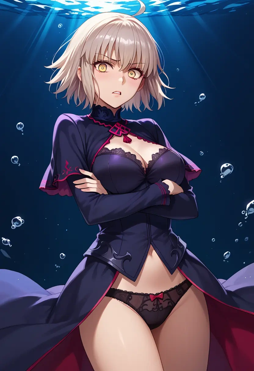 fate_(series),jeanne_d'arc_alter_(ver._shinjuku_1999)_(fate),lingerie  - 