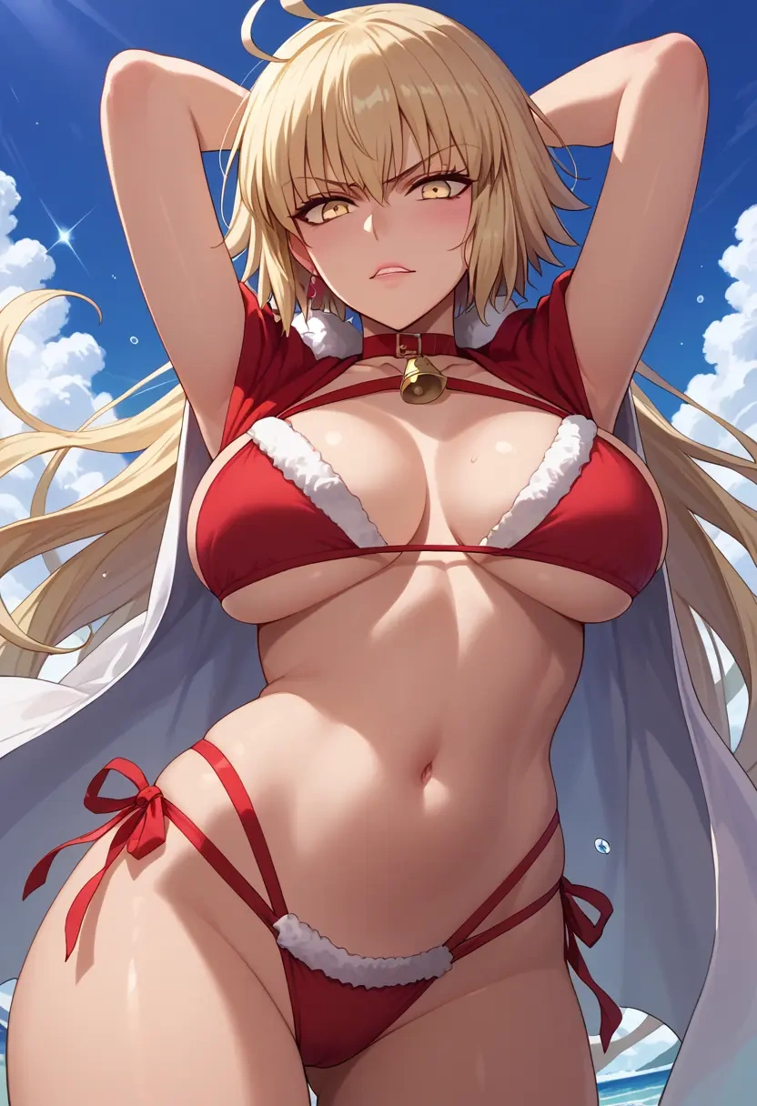 fate_(series),jeanne_d'arc_alter_santa_lily_(fate),bikini  - 