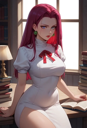 pokemon,jessie_(pokemon),qipao  - AI generated anime art