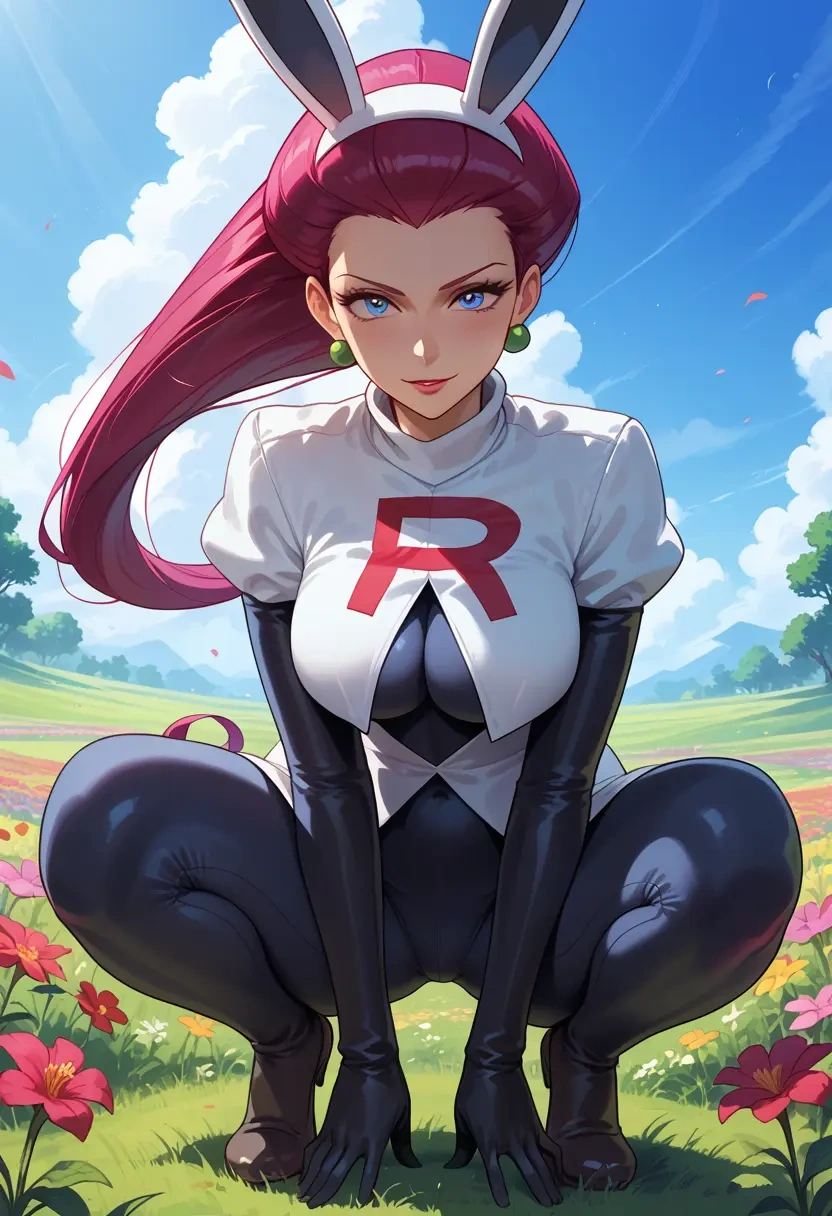 pokemon,jessie_(pokemon),bunny girl, sexy  - 