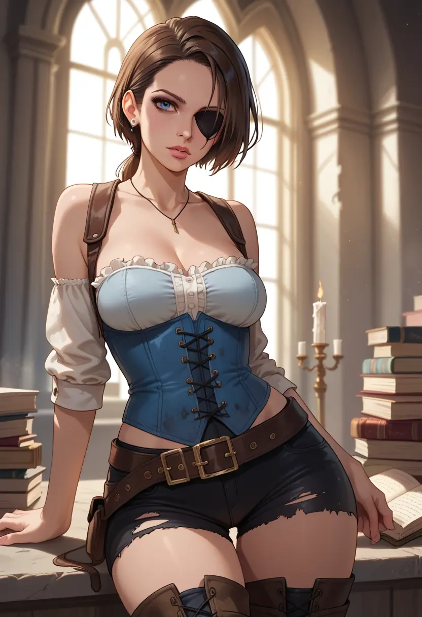 resident_evil,jill_valentine,pirate  - 