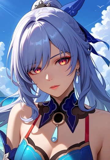 star rail,jingliu,swimsuit,sexy  - AI generated anime art