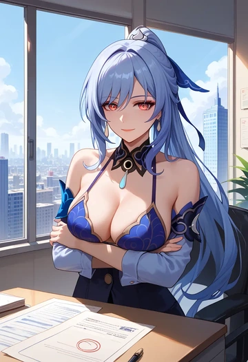 star rail,jingliu,OL, bikini, sexy  - AI generated anime art