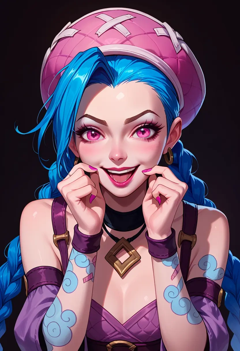 league_of_legends,jinx_(league_of_legends),pajamas  - 