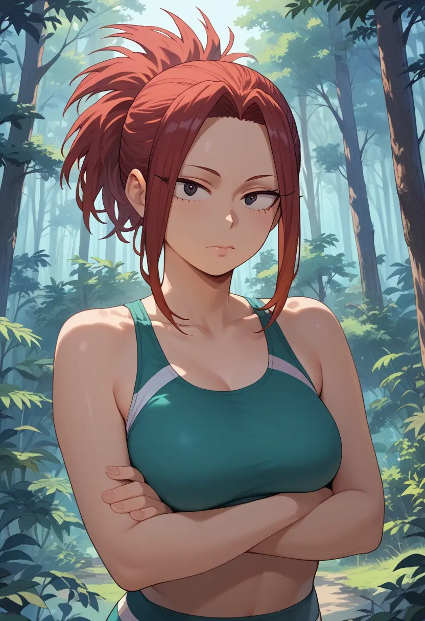 boku_no_hero_academia,jirou_kyouka,tankini top,board shorts  - 