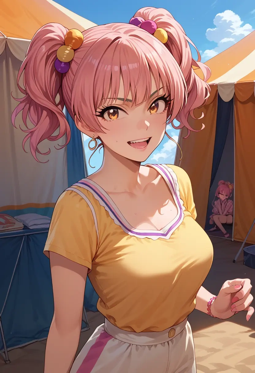 idolmaster,jougasaki_mika,pajamas  - 