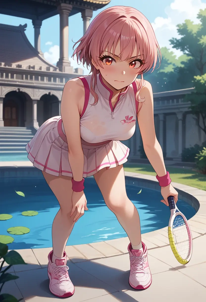 idolmaster,jougasaki_mika,tennis skirt  - 