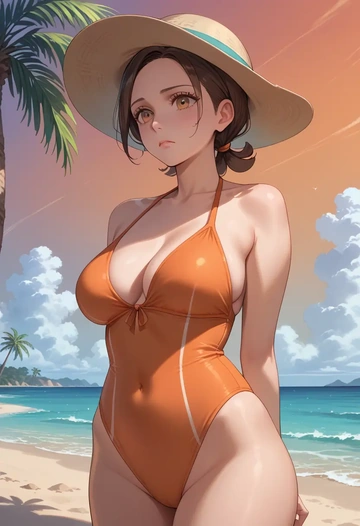 pokemon,juliana_(pokemon),bikini  - AI generated anime art