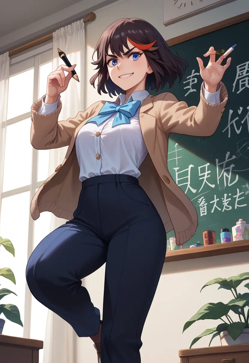 kill_la_kill,junketsu,teacher, sweater  - 