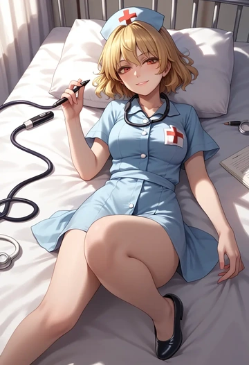 touhou,junko_(touhou),nurse  - AI generated anime art