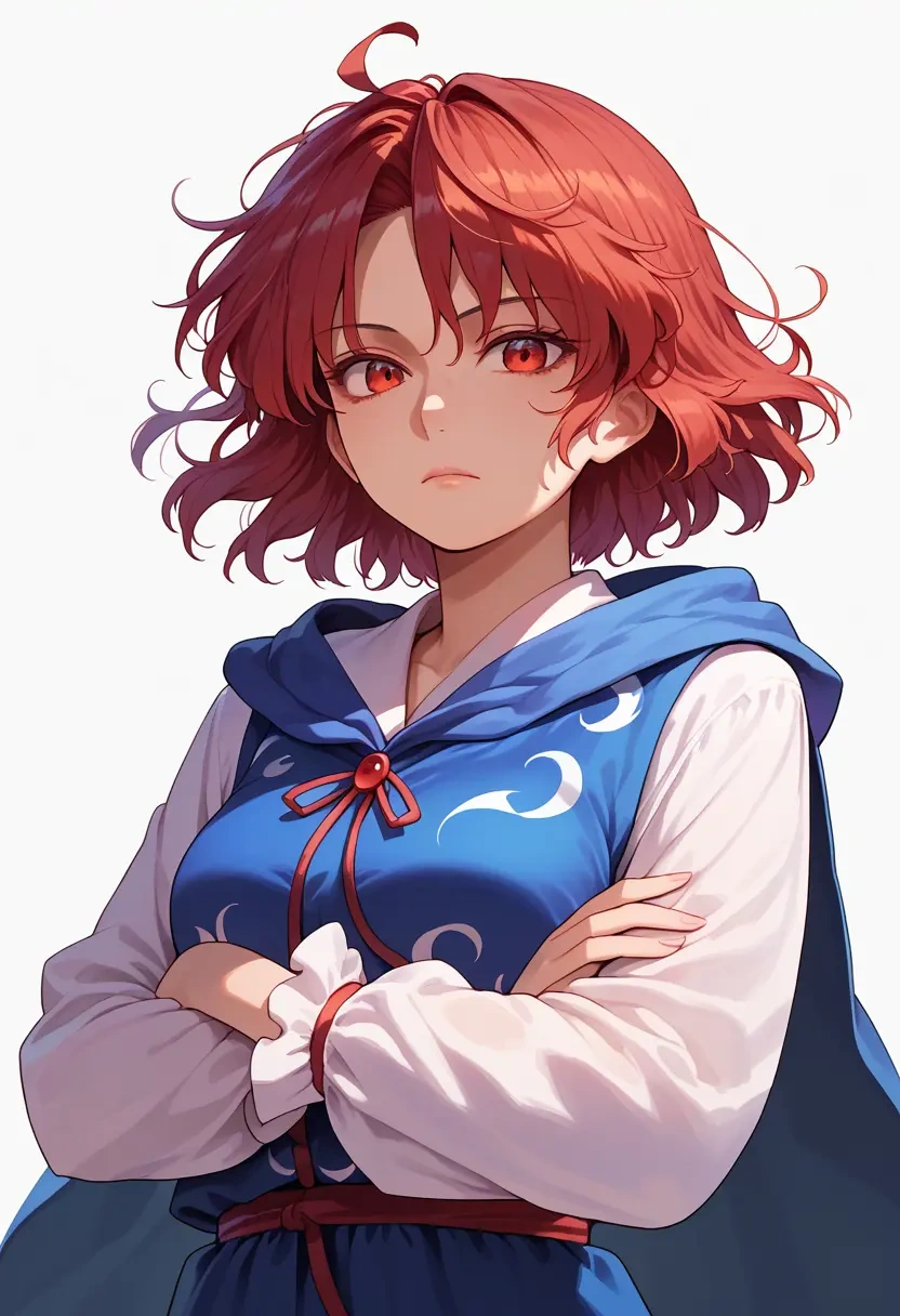 touhou,kaenbyou_rin,crop windbreaker,shorts  - 