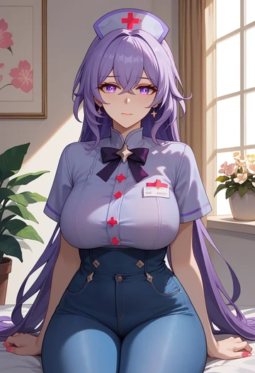 honkai_(series),kafka_(honkai:_star_rail),nurse  - AI generated anime art