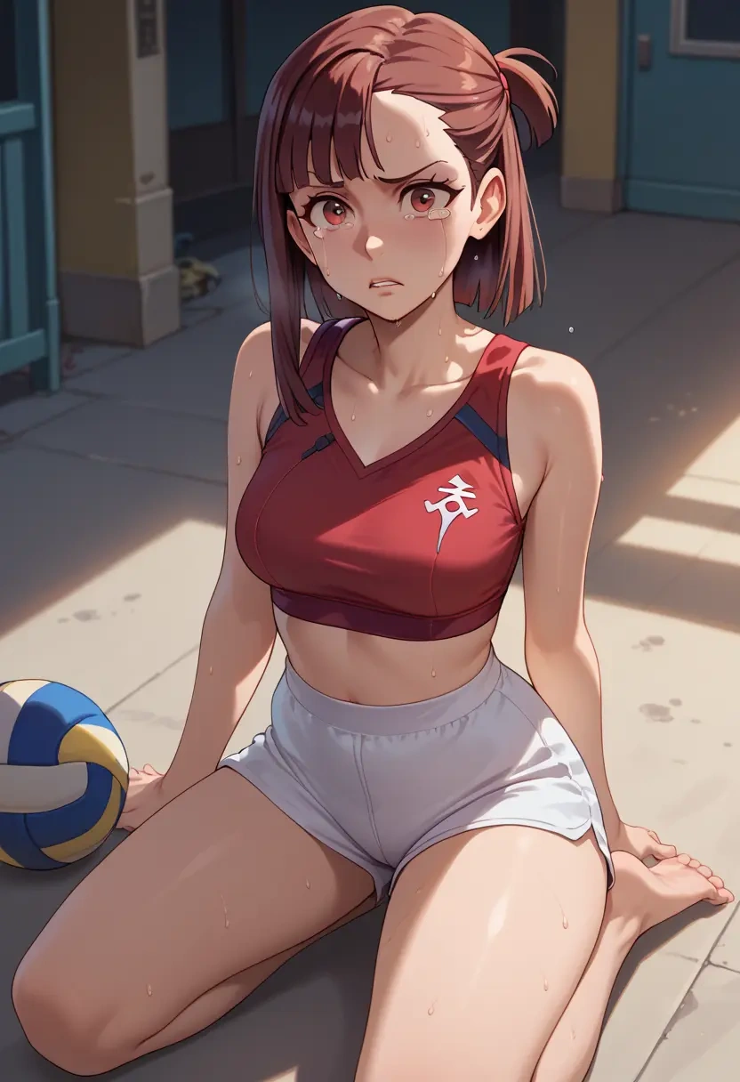 little_witch_academia,kagari_atsuko,volleyball uniform  - 